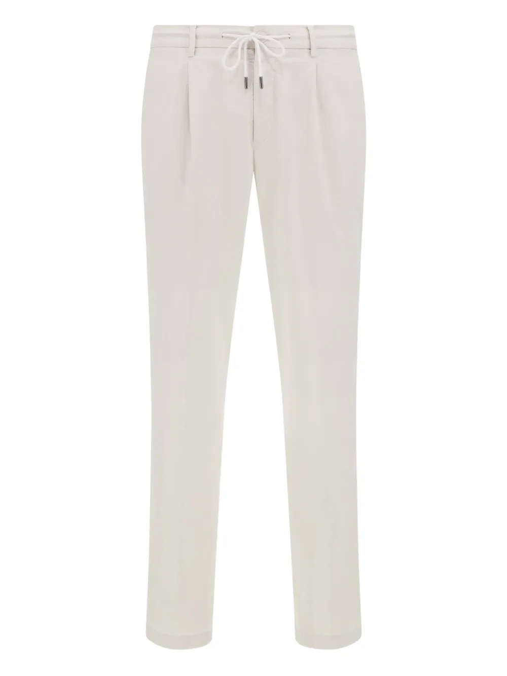

Брюки со складками и завязками Boggi Milano, белый