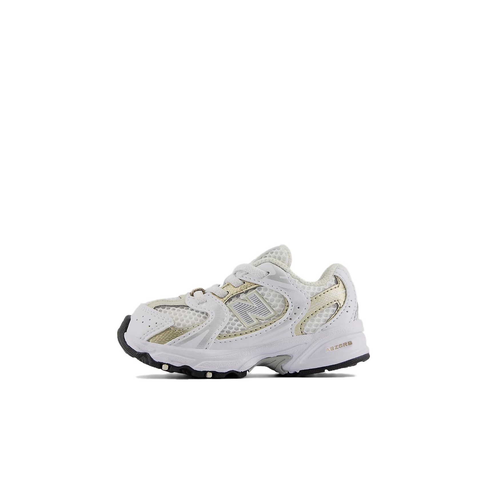 

New Balance Низкие кроссовки NB 530 Bungee, устойчивые к истиранию, белые, для младенцев и малышей