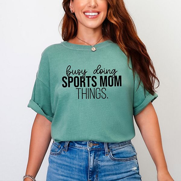 

Футболка Busy doing sports mom things garment dyed Simply Sage Market, Light Green, Зеленый, Футболка Busy doing sports mom things garment dyed Simply Sage Market, Light Green