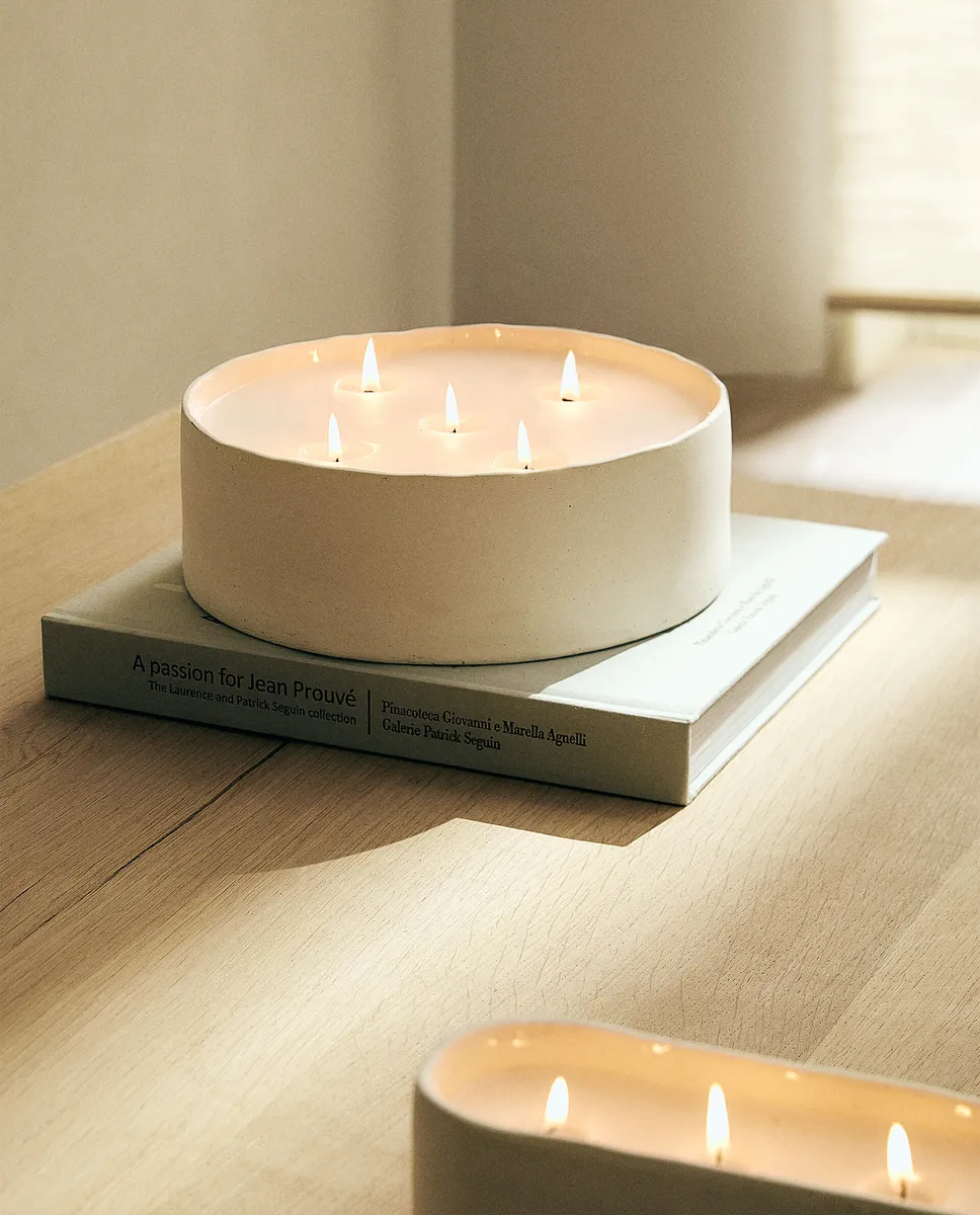 

Керамическая свеча Zara Home, белый