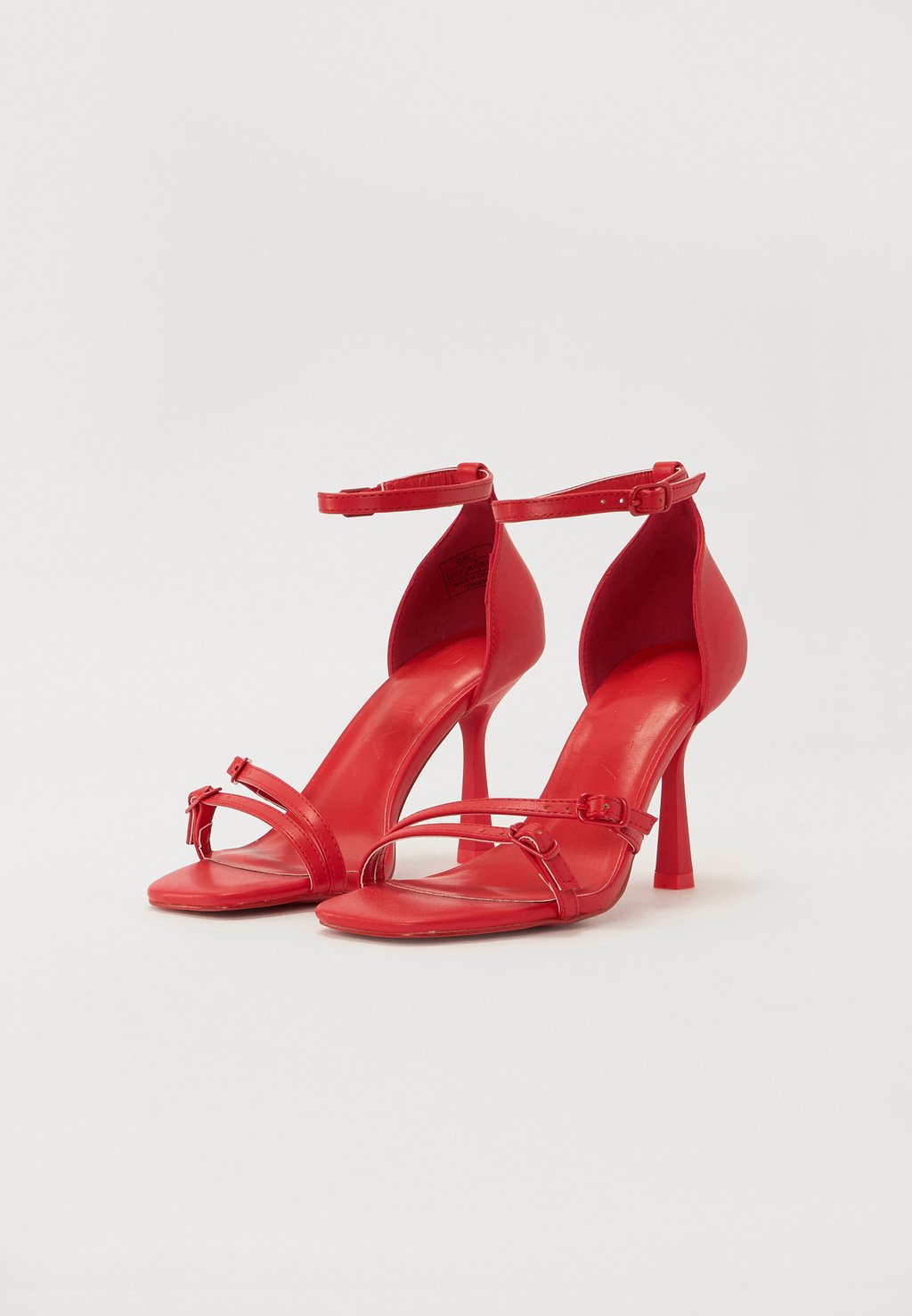Босоножки на высоком каблуке ONLAUBREY BUCKLE HEELED SANDAL ONLY SHOES, красный — фото 2