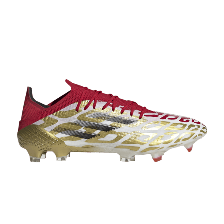 

Кроссовки X Speedflow Mo Salah.1 FG 'White Gold Metallic Scarlet', белый