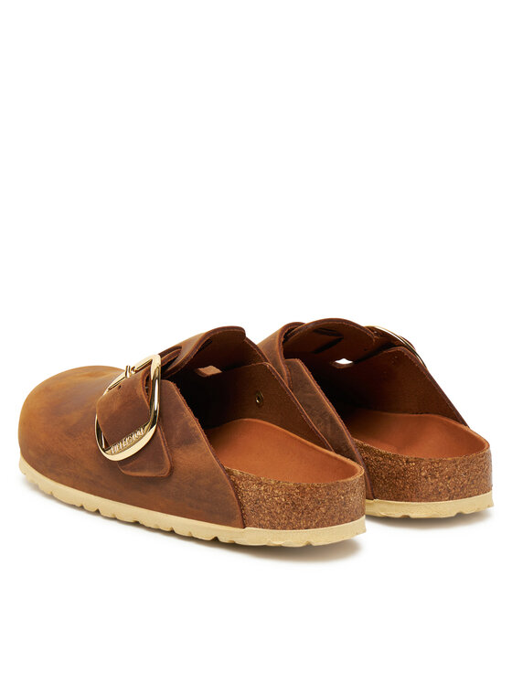 Мюли Boston Big Buckle Hex 1030446 Birkenstock, коричневый — фото 3