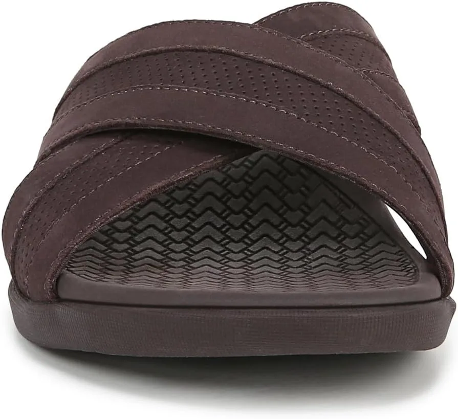 Сандалии Vionic Men's Tide Slide обеспечивают поддержку стопы, шоколадный — фото 2