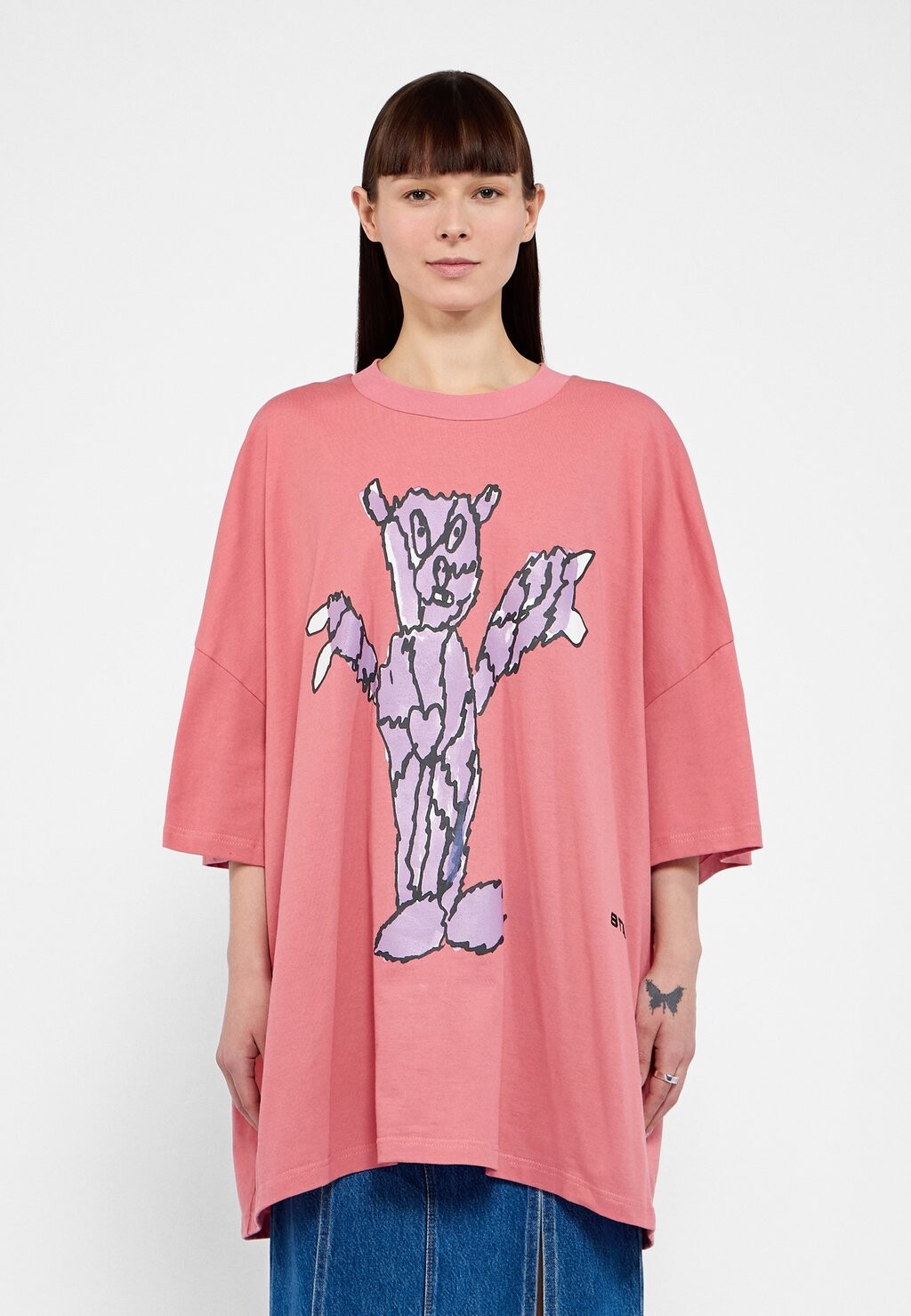 

Футболка с длинным рукавом Teddy Tee STAMM, розовая
