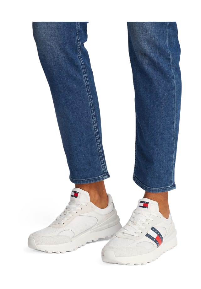 

Кожаные кроссовки Tommy Jeans, экрю