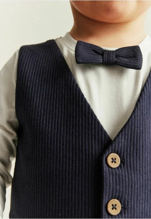 Боди с жилетом и галстуком-бабочкой, Newbie, Dark Blue — фото 3