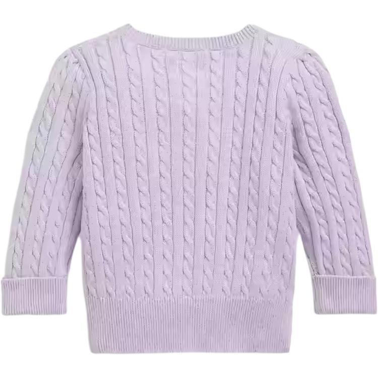 Polo Ralph Lauren Свитер SS25 фиолетовый для младенцев и малышей — фото 4