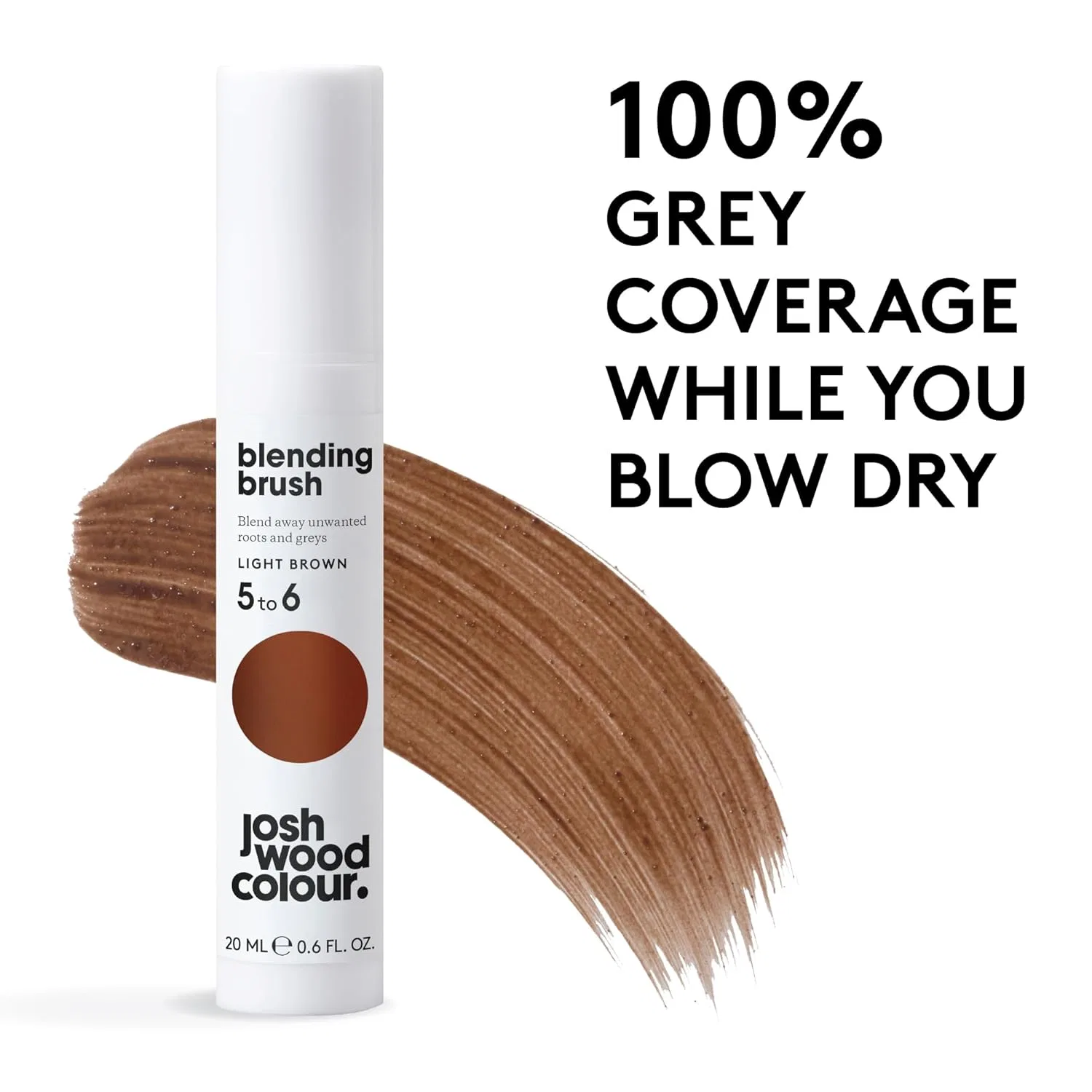 Временная краска для корней волос Blending Brush (Light Brown) от Josh Wood Josh Wood Colour, Light Brown — фото 2