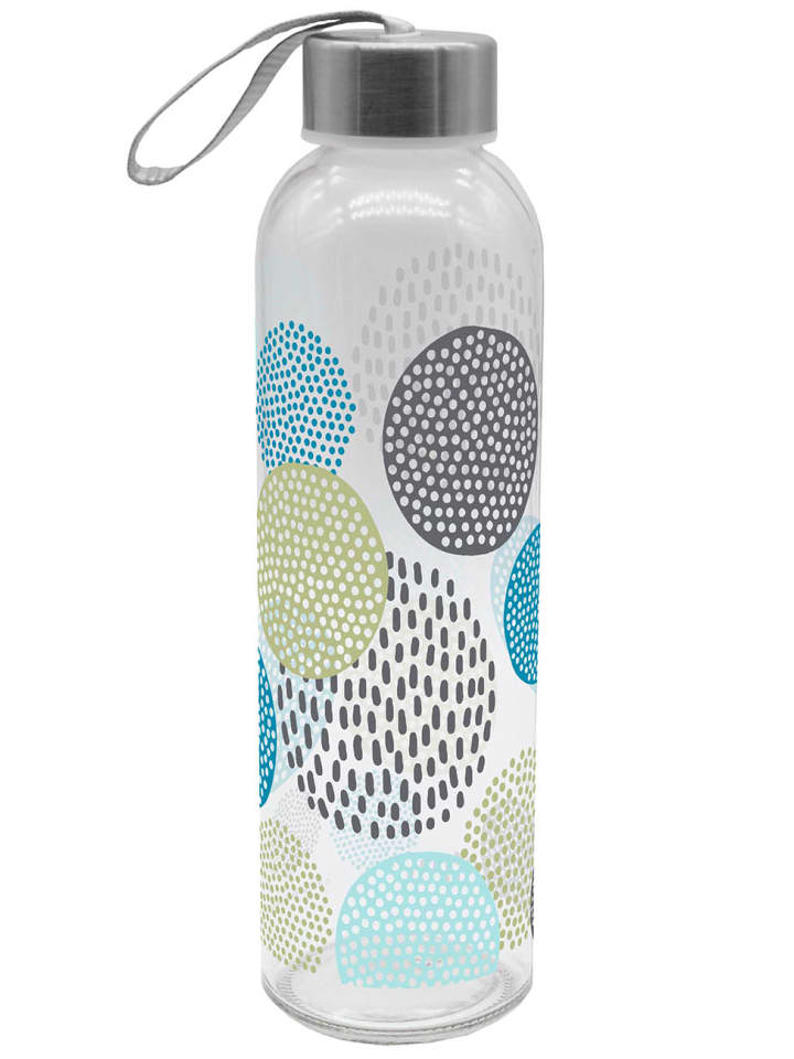 

Geda Labels Бутылка для воды в скандинавском стиле, синего цвета, 500 мл