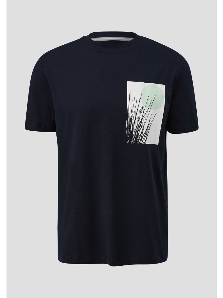 

s.Oliver Футболка цвета 59D2_navy, Синий, s.Oliver Футболка цвета 59D2_navy