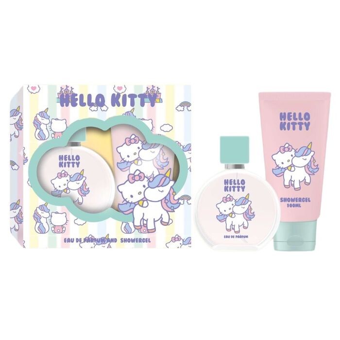 

Детская туалетная вода Unicorn Eau de Parfum Set de regalo Hello Kitty, EDP 50 ml + Gel 50 ml
