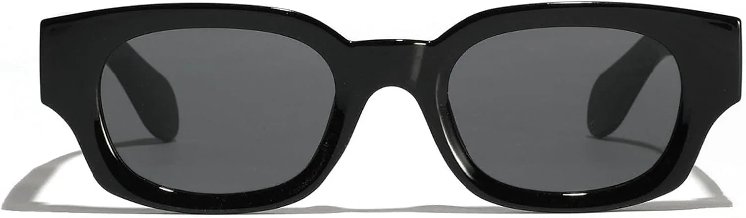 

Willochra Модные квадратные солнцезащитные очки для мужчин и женщин, стильные очки «кошачий глаз», толстая оправа, ретро, ​​для активного отдыха и путешествий, C1