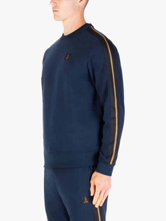 

Свитшот Massachusetts из трикотажного хлопкового микса LUKE 1977, Dark Navy