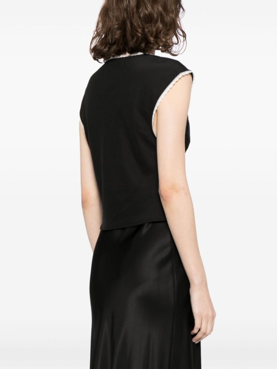 

Reformation топ Cherry, черный