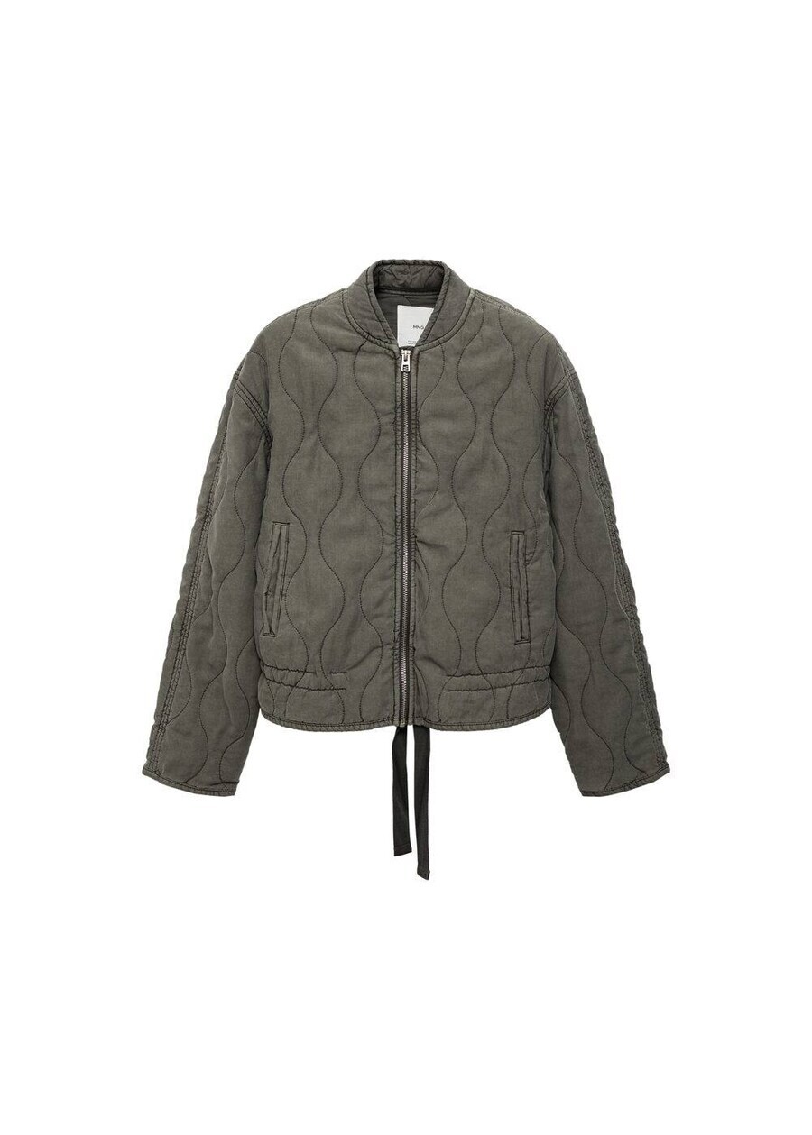

Всесезонная куртка MANGO Between-Season Jacket Vegas, темно-зеленый