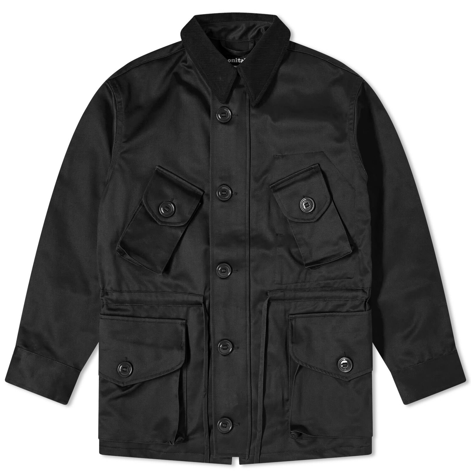 

Куртка Monitaly Military Half Coat Type B, цвет Vancloth Sateen Black