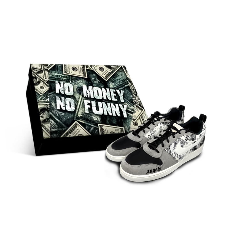 

Nike Court Borough Abrasion Resistant Low top Skateboard Shoes Men's Black Gray