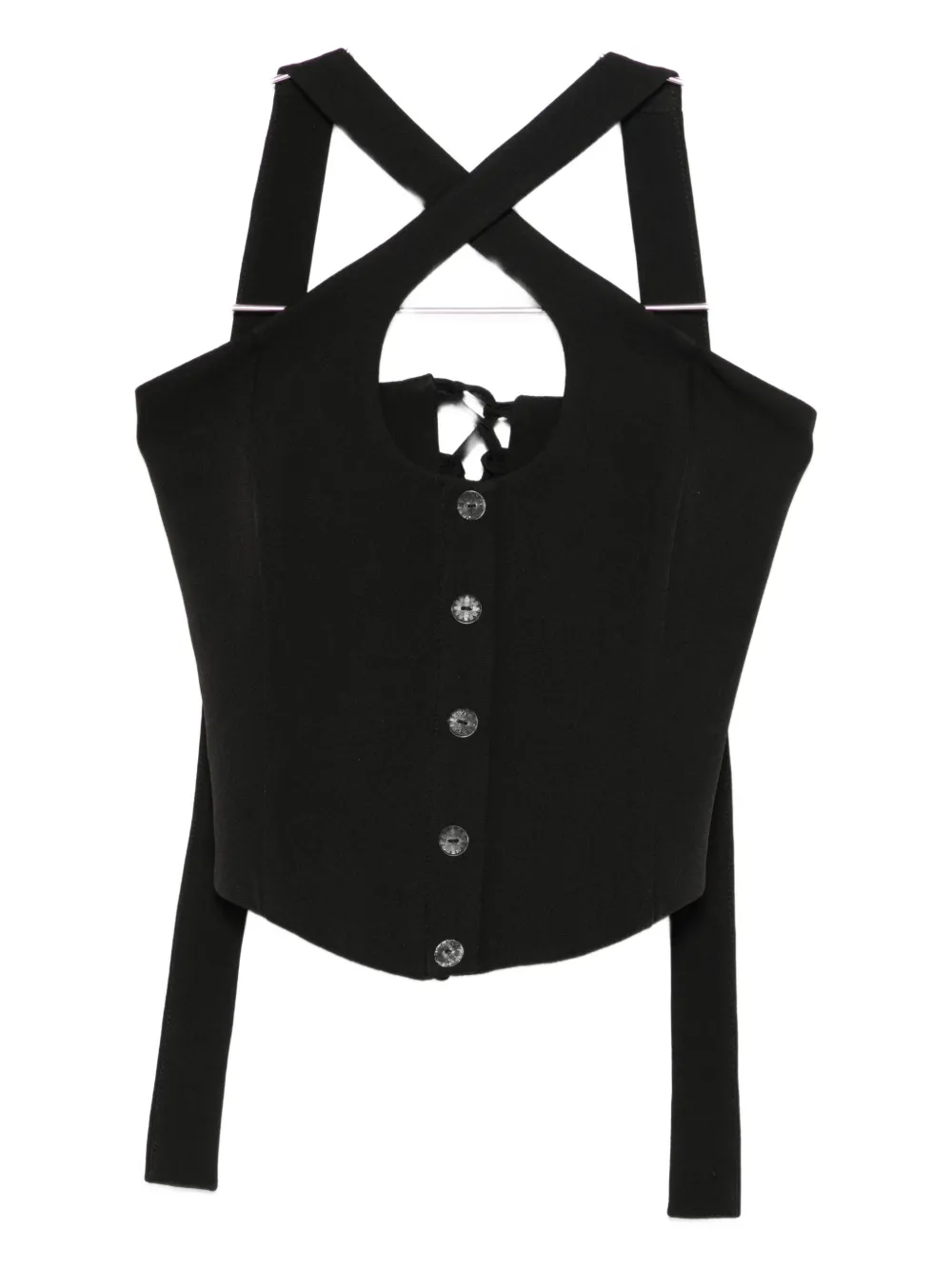 

Корсетный топ Rosemary Rhizome, черный