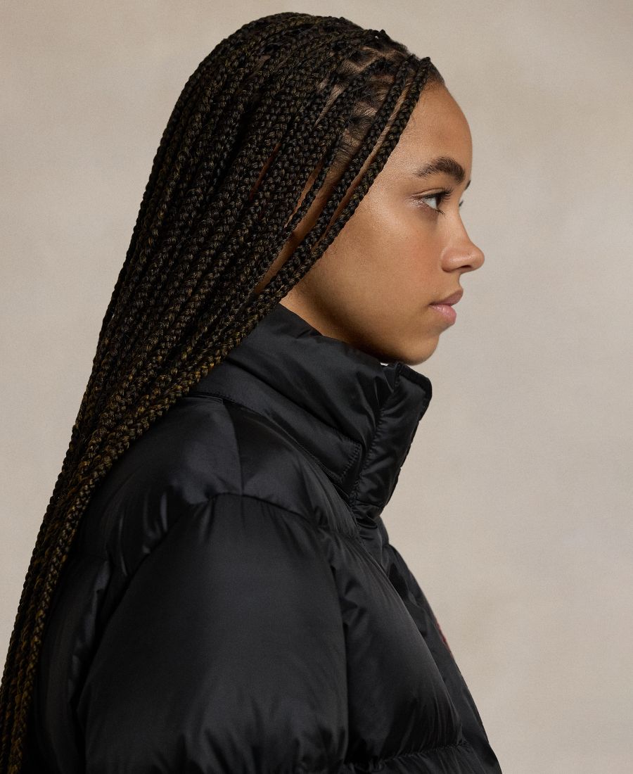 Женская водоотталкивающая стеганая куртка с длинными рукавами Polo Ralph Lauren, Polo Black — фото 3