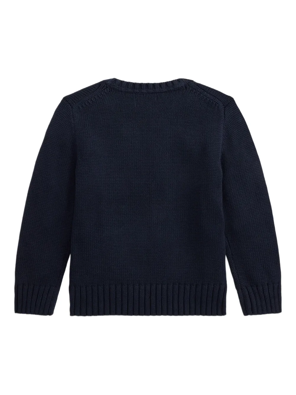 Свитер с круглым вырезом POLO RALPH LAUREN KIDS, синий — фото 2