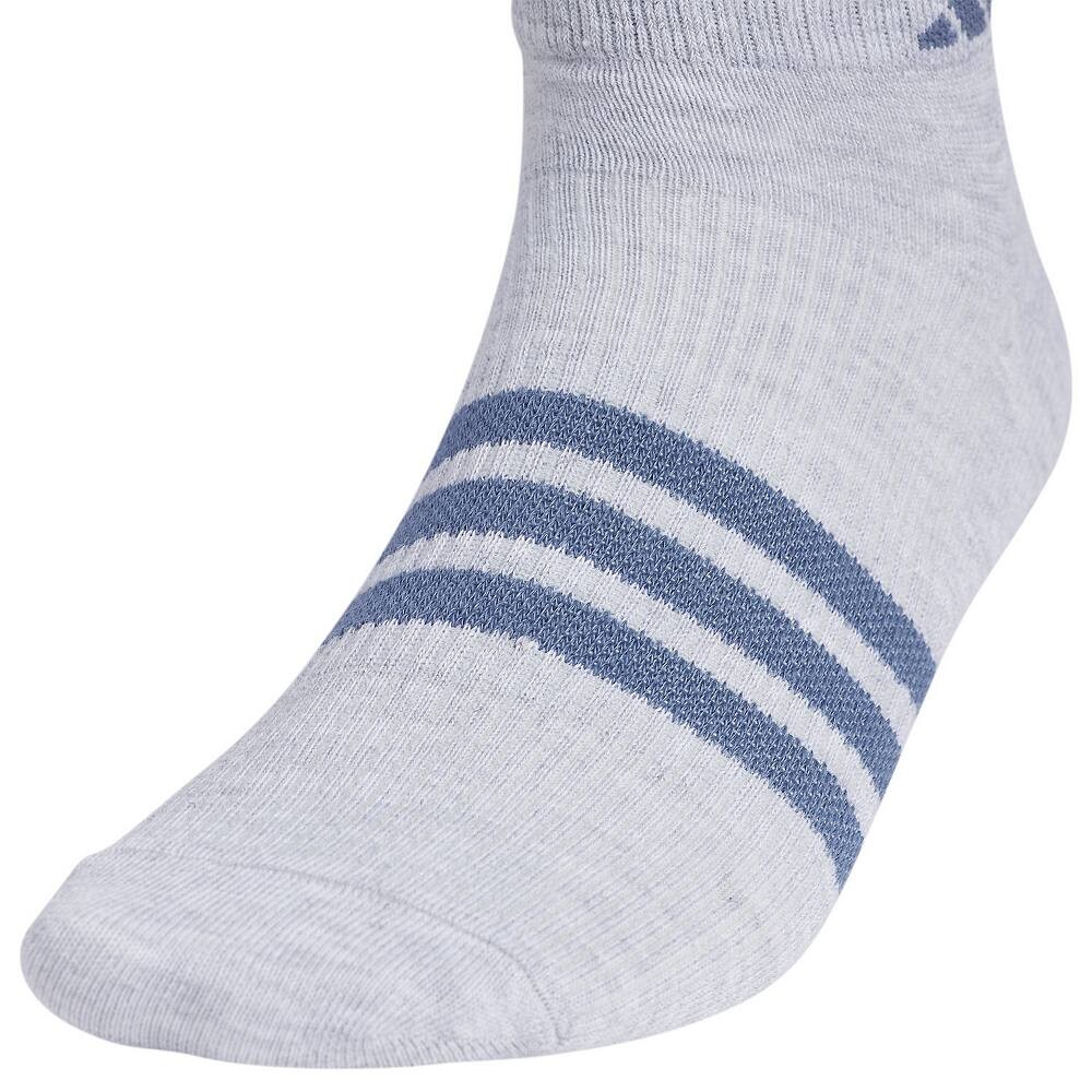 Мужские носки adidas 6-Pack Superlite 3.0 с низким вырезом Adidas, цвет Black Gray — фото 4