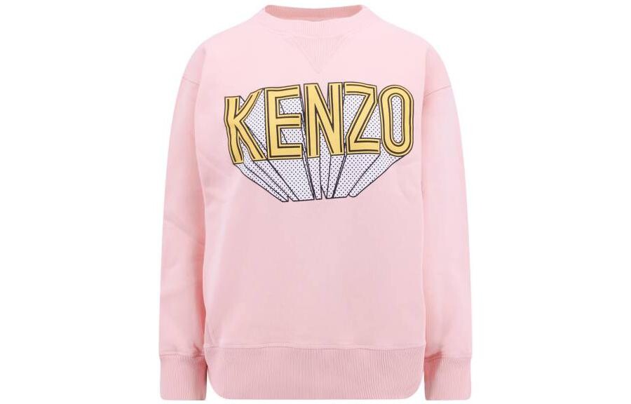 

Свитшот женский Kenzo, розовый / желтый