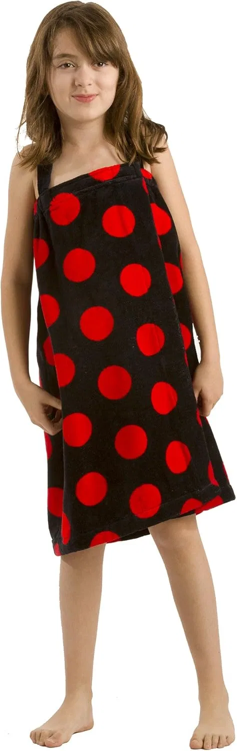 Пляжное полотенце BY LORA, хлопок, Small 53x91 см, Black/Red