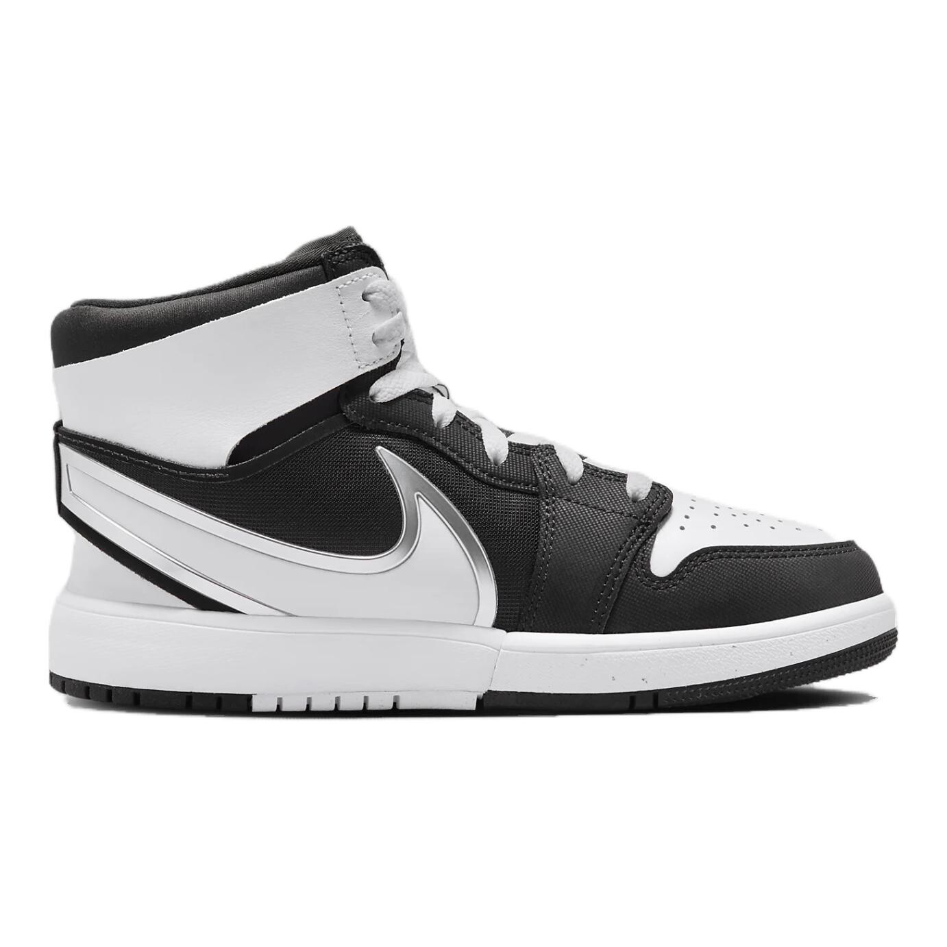 1 Детские баскетбольные кроссовки GS Mid-top Черные/белые Jordan, белый — фото 2