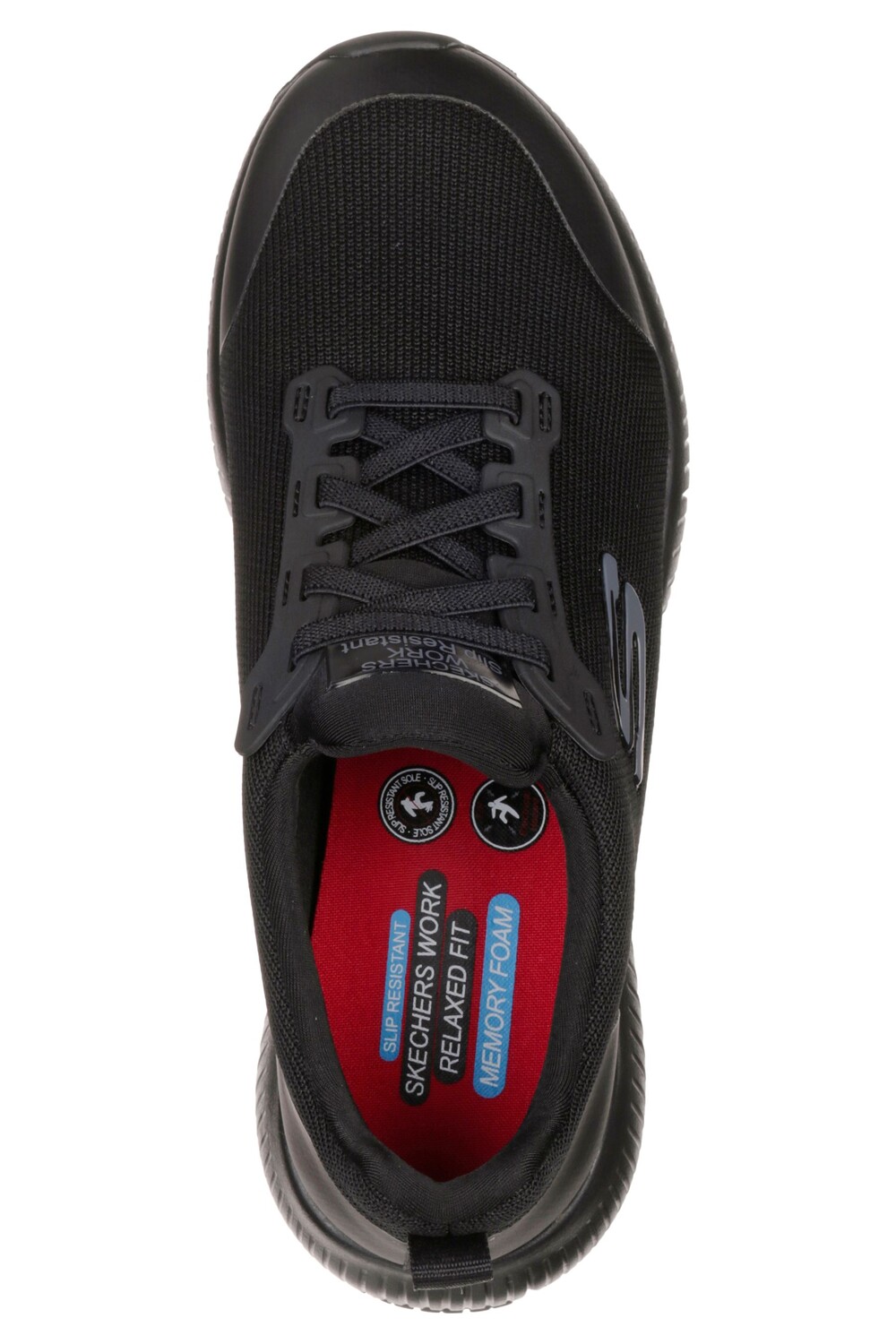 Женские спортивные кроссовки Squad широкого кроя Skechers, черный — фото 4
