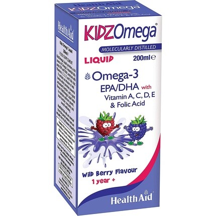 

Кидз Омега Жидкость 200мл, Healthaid