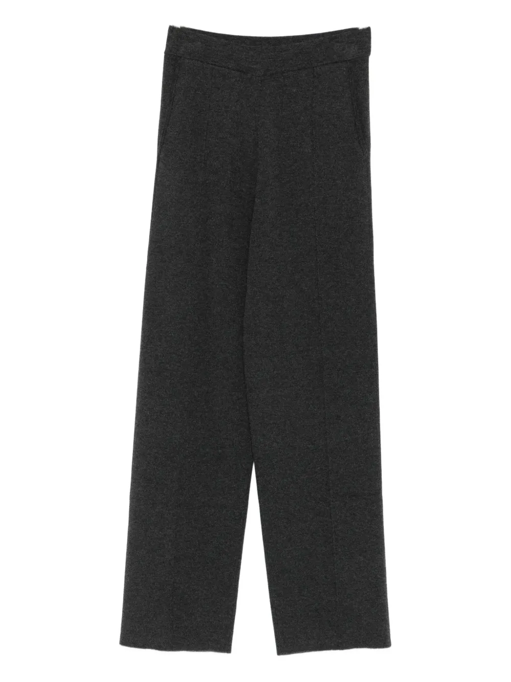 

Брюки с плоским передом и боковыми карманами MAX MARA, серый