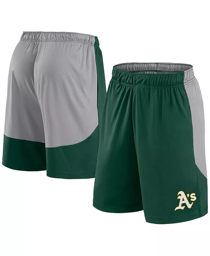 

Мужские шорты Oakland Athletics Go Hard зеленого/серого цвета Fanatics