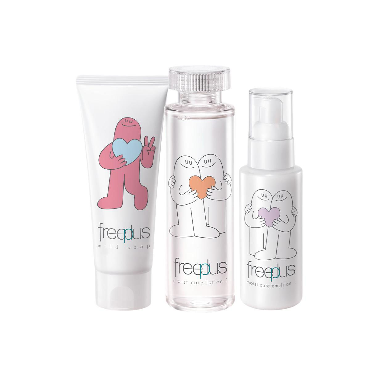 

Fulifangsi очищает и освежает лицо набор для ухода за кожей увлажняющий и питательный 100g+160ml+100ml Freeplus