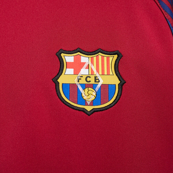 Куртка fc barcelona academy pro полноразмерная трикотажная футбольная куртка с застежкой-молнией Nike, красный — фото 4