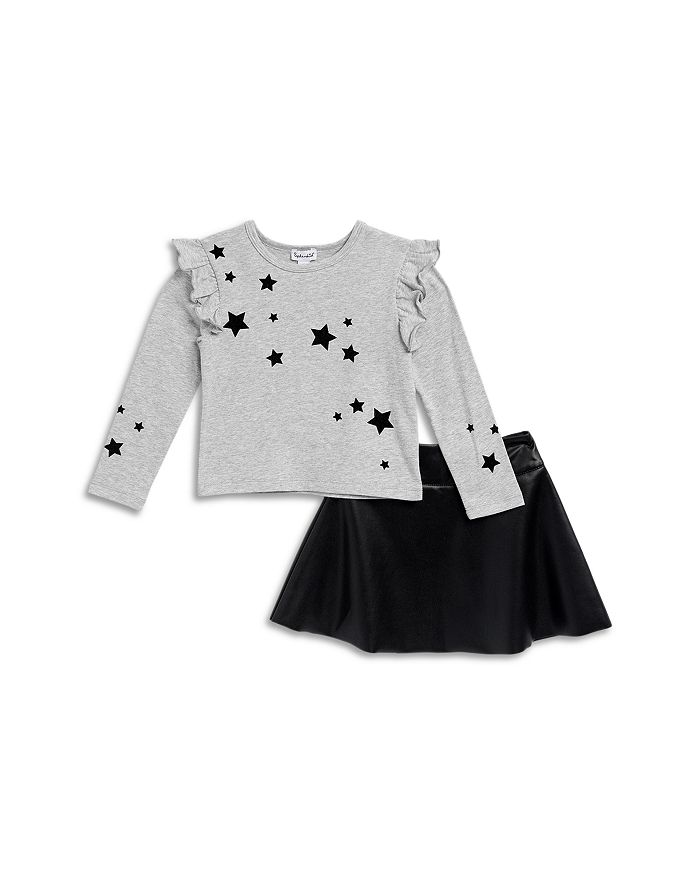 

Комплект юбок Velvet Stars для девочек - Little Kid Splendid, серый