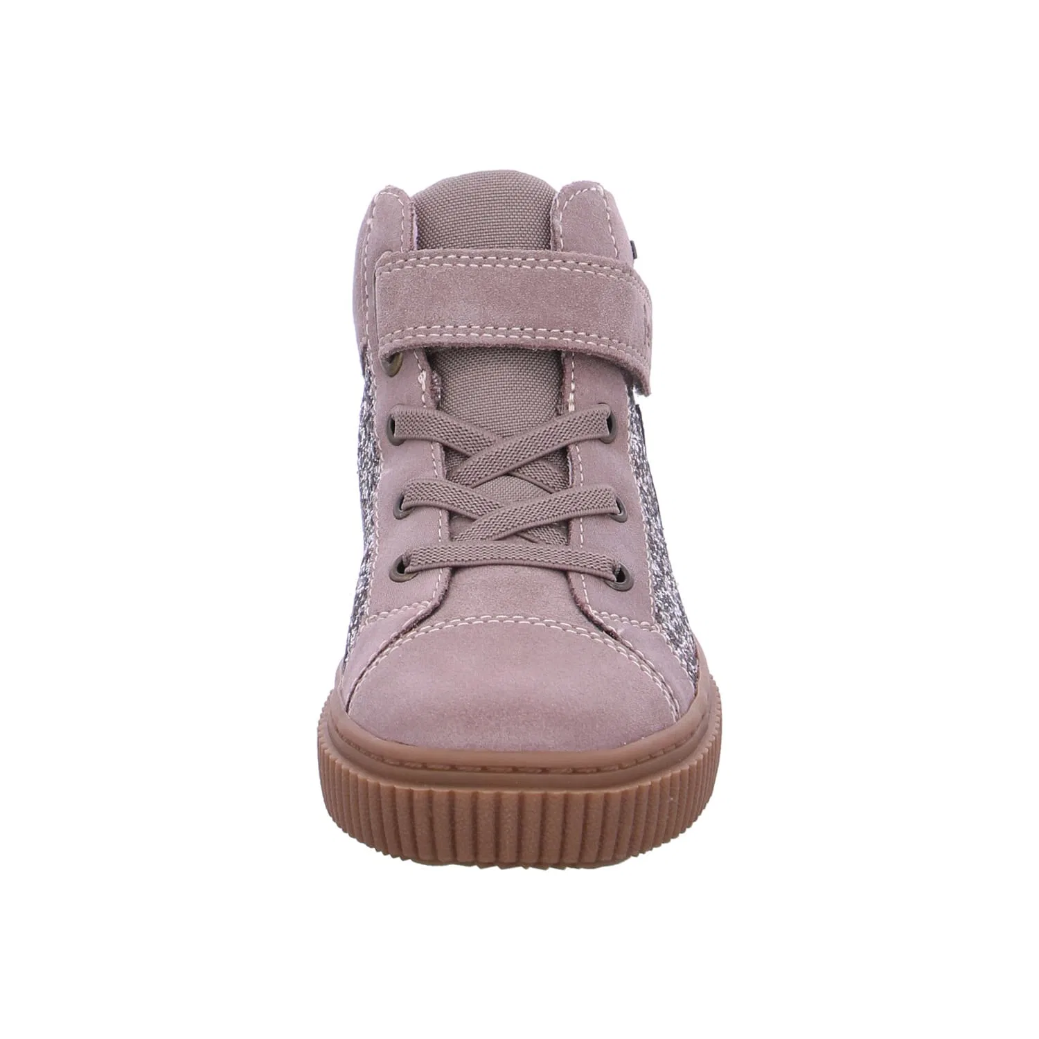 Кроссовки высокие из кожи, Jela shoes, бежевый — фото 4
