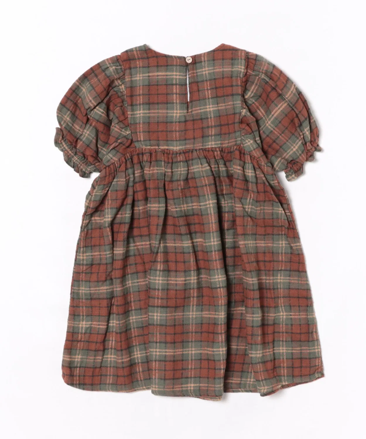 Платье-дресс V-образным вырезом Rylee + Cru Holiday Plaid коричневый — фото 2
