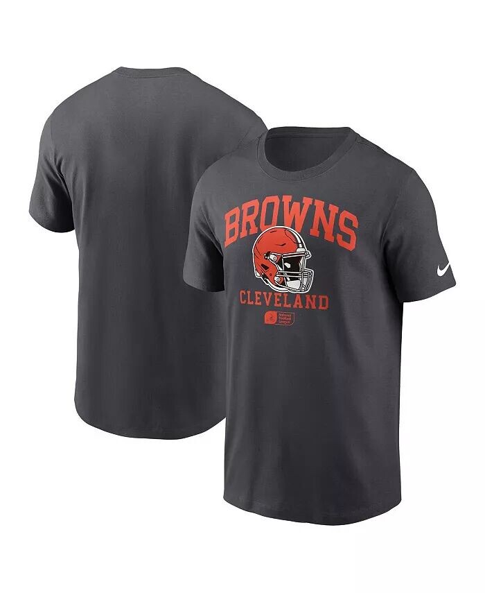 

Мужская футболка Cleveland Browns Helmet Essential цвета антрацит Nike