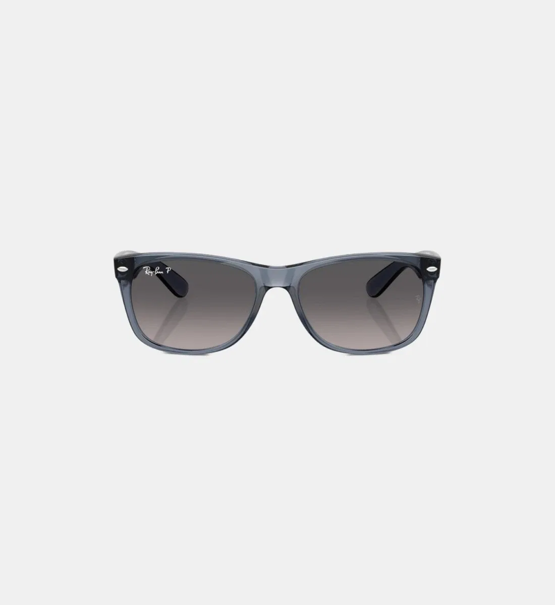 Солнцезащитные очки квадратной формы RB2132 New Wayfarer Flash Ray Ban, синий — фото 2