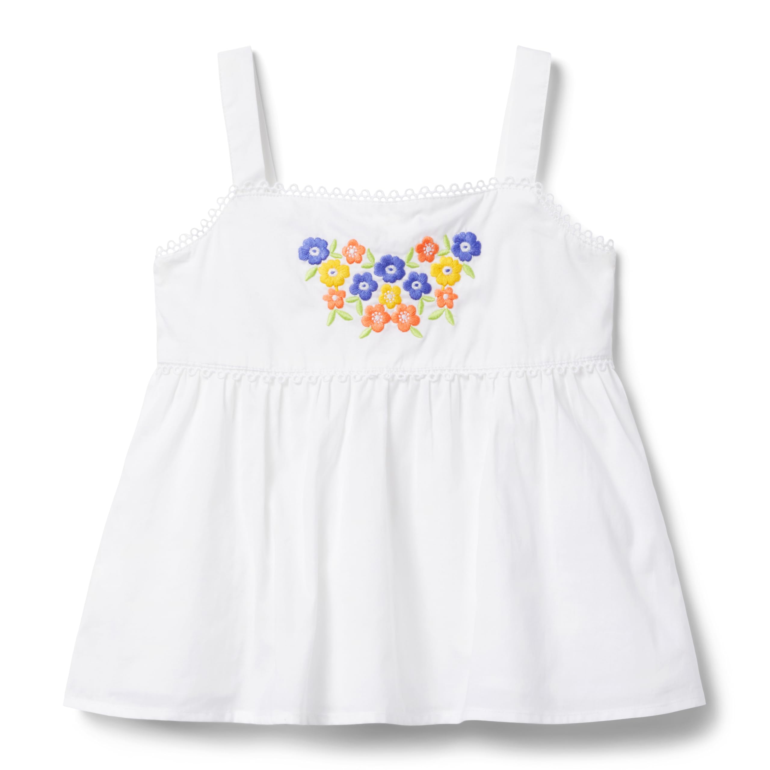 

Блуза Janie and Jack Embroidered Blouse, цвет White 1