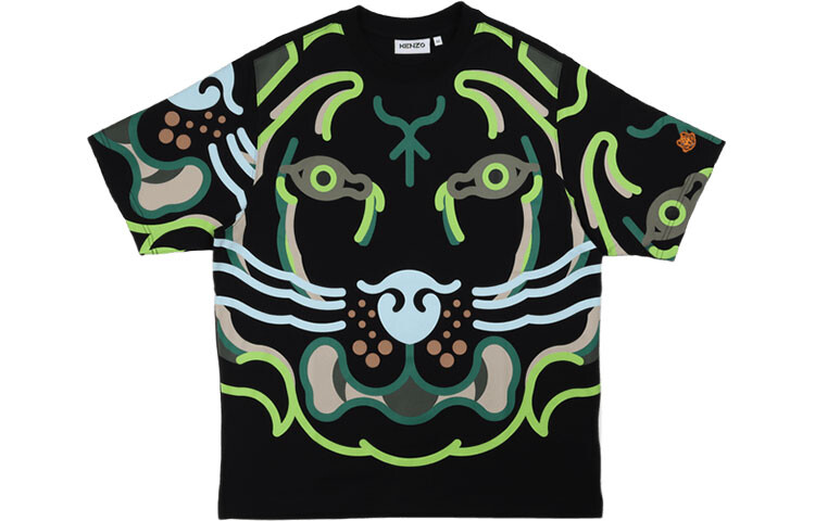 

Футболка мужская Kenzo с объемным принтом, черный