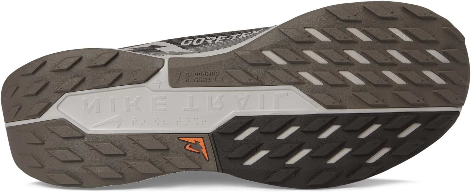Кроссовки Nike Men's Pegasus Trail 5 GORE-TEX, Ironstone/College Grey/Velvet Brown — фото 3