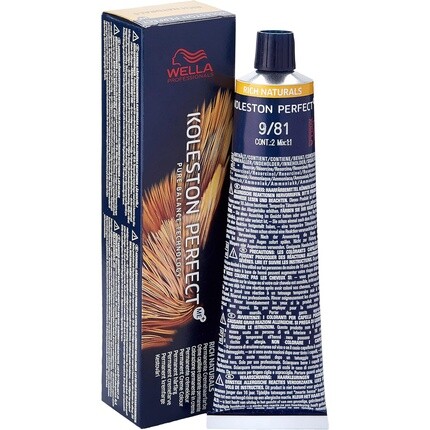 

Wella Koleston Perfect ME+ 9/81 Светло-русый жемчужно-пепельный цвет волос 60 мл