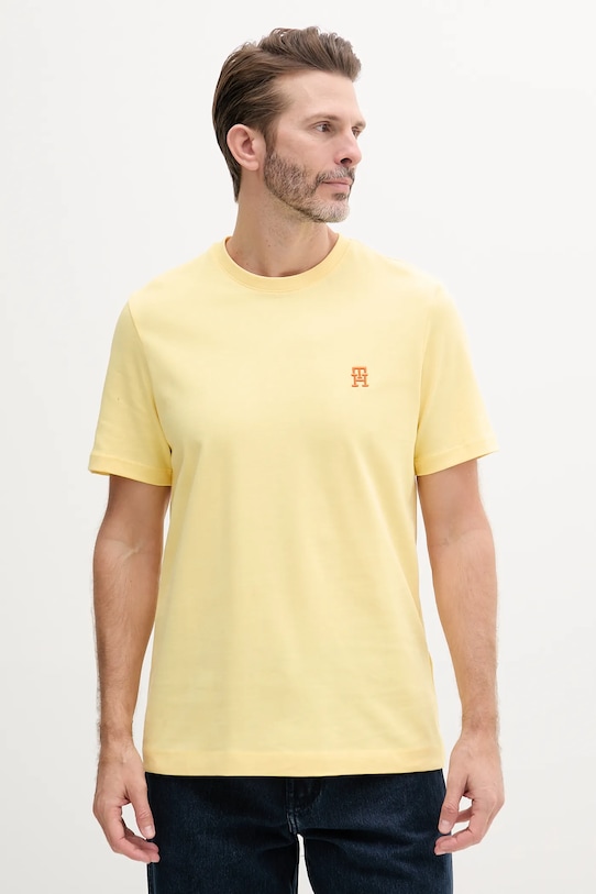 

Хлопковая футболка Tommy Hilfiger, желтый
