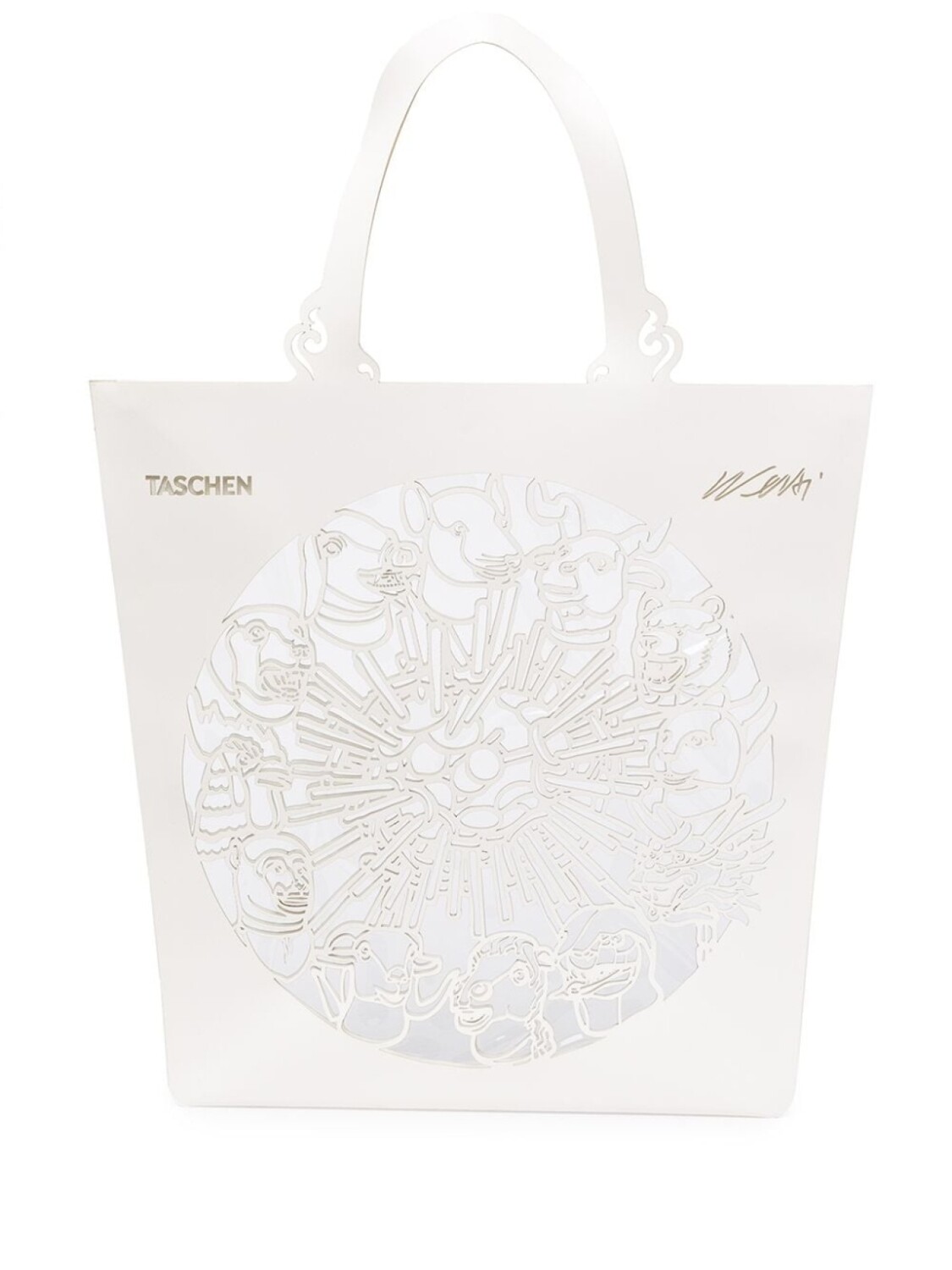 

Taschen сумка-тоут Ai Weiwei. The China Bag Cats and Dogs, белый