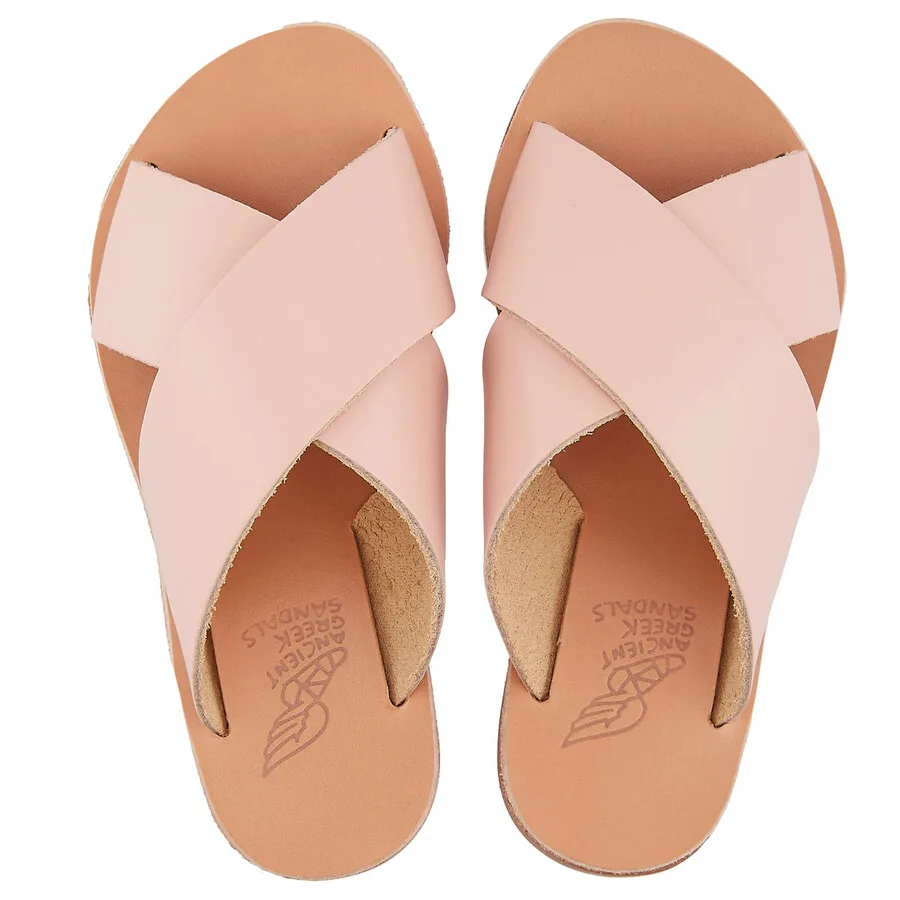 Девочки-сандалии Ancient Greek Sandals Thais Мягкие сандалии, бежевый — фото 3