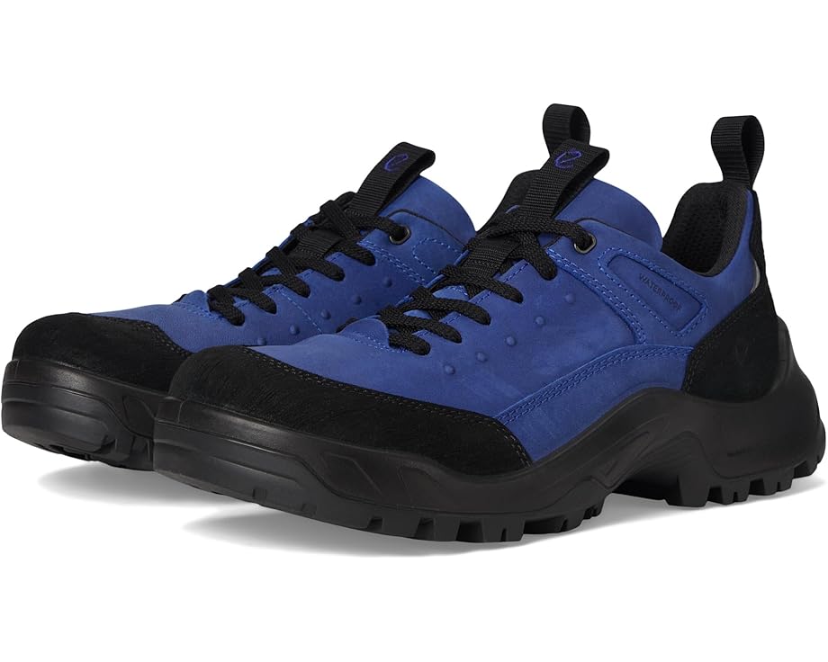 

Походные ботинки ECCO Sport Offroad Waterproof Lace-Up Hiking Shoes, цвет Black/Virtual Nubuck