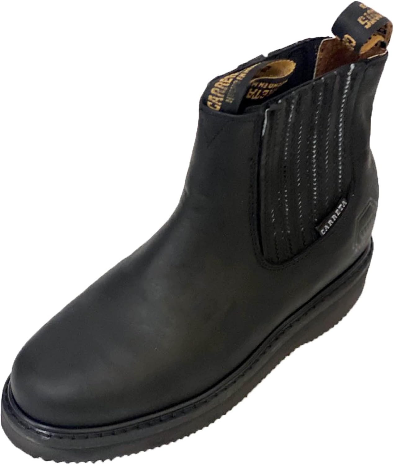 

Мужские ковбойские ботинки из натуральной кожи, ручная работа, Мексика Bonus, черный