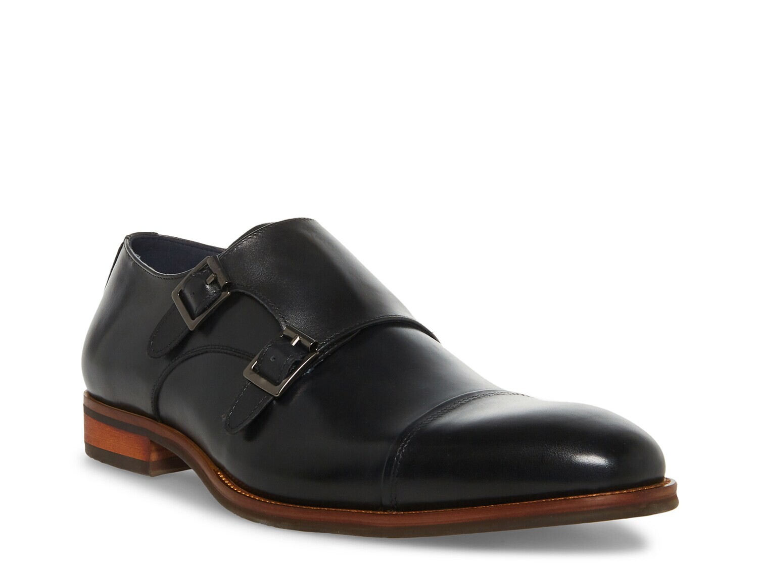 

Слипоны Steve Madden Teon Monk с ремешком, черный